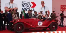 Vesco-Salvinelli e l’Alfa Romeo 6C 1750 SS vincono la 1000 Miglia 2025