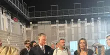 Giuli alla festa di Cinecittà, ma resta il gelo con Borgonzoni