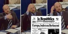 “Lei è un perfetto kapò”. La lite a Strasburgo Berlusconi-Schulz