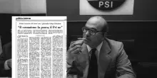 Craxi segretario Psi: “Perché proprio io? Nessuna congiura”