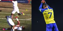 Esulta come CR7, ma si fa male: il caso tragicomico di Kesley in Brasile