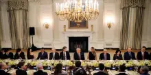 Altman, Zuck, Cook. Tutti a cena da Donald Trump (tranne Musk): “Sull’IA la Cina non deve superarci”
