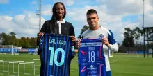 Paola Egonu-Lautaro Martinez, scambio di maglie ad Appiano