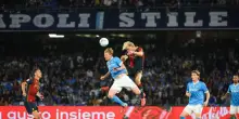 Il Napoli soffre, poi entra De Bruyne e dà la scossa: 2-1 al Genoa
