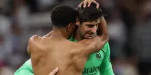 Le pagelle di Real Madrid-Juventus: Courtois insuperabile, Openda imperdonabile