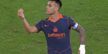 Conte-Lautaro, furiosa litigata in campo e scambio di frasi volgari: “Te la stai facendo sotto”