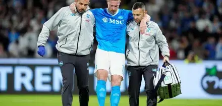 Napoli, tegola De Bruyne: lesione di alto grado e lungo stop