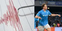 La terra trema durante la partita del Napoli, cos’è successo realmente