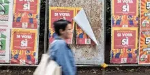 Referendum, urne aperte. Appello al voto dal palco, protesta FdI: “Vergogna”