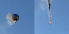Mongolfiera prende fuoco e precipita: almeno 8 morti