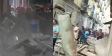 Violenta esplosione a Napoli, boato assordante: estratta donna dalle macerie. Un morto e 4 feriti