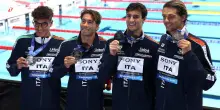 Splendida Italia: è argento nella staffetta 4×100 stile libero ai Mondiali di nuoto a Singapore