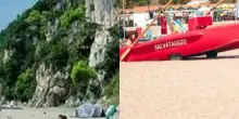 Paura in Italia: donna intrappolata in una buca di sabbia, salvata in extremis dal bagnino