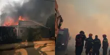 Incendio devastante, fiamme alle porte della capitale:  maxi evacuazioni in corso