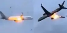 Boato enorme, il motore in fiamme dopo il decollo: caos nell’aeroporto italiano