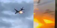 Aereo in fiamme durante il volo sopra l’Italia, è panico totale: la situazione