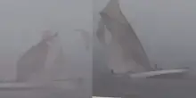 Tempesta furiosa: terrore e urla disperate sul super yacht, immagini da brivido