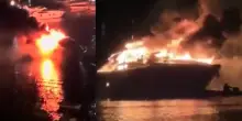 Yacht in fiamme nel porto italiano: paura e danni ingenti