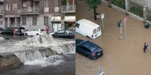 Violenta bomba d’acqua in Italia: aeroporto allagato e città blindata. Rischio esondazione
