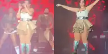 “Inguardabile”. Ingrassata e sommersa da commenti choc, la cantante esce sul palco e tutti restano di stucco
