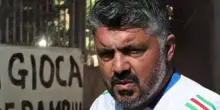 Italia-Israele. “Non si gioca con chi uccide i bambini”: lo striscione sotto casa di Gattuso