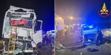 Italia, schianto mostruoso tra auto e due camion. Bilancio tragico: “Morta proprio lei, atroce!”