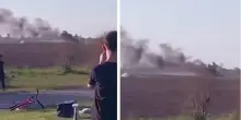 Aereo precipita durante l’Air Show, due morti: video shock