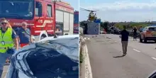 Incidente stradale gravissimo: auto con cinque ragazzi si schianta contro camion