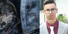 Si schianta contro un muretto, fiamme ovunque: Francesco aveva 19 anni, morte atroce