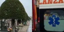 “È sprofondata giù”. Va al cimitero a trovare i suoi cari, poi il terrore: tutto in un istante