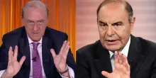 “Intervista alla Meloni un monologo?”. Vespa infastidito da Crozza: risposta durissima in diretta