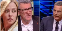“Meloni cortigiana? La verità”. Landini difeso così in diretta da Floris: riesplode la bufera