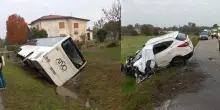 Suv contro pullman pieno di studenti: un morto e 15 feriti