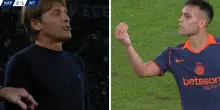 Lite shock tra Conte e Lautaro in campo: volano insulti e gestacci. Cosa è successo