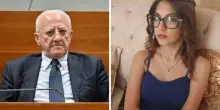 Femminicidio di Martina Carbonaro, De Luca: “Era fidanzata a 12 anni, è un problema” | VIDEO