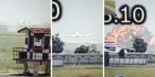 Dal decollo allo schianto: il volo dell’Air India si solleva da terra ma inizia subito a perdere quota | VIDEO