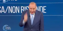 Attimi di tensione a Porta a Porta, Bruno Vespa perde la pazienza e urla in diretta: “Posso parlare?” | VIDEO