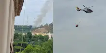 Incendio a Roma oggi 5 giugno 2025: di nuovo a fuoco la collina di Monte Mario