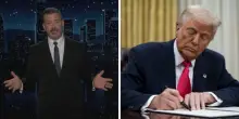 Il programma di Jimmy Kimmel sospeso dopo un monologo su Charlie Kirk. E Trump esulta: “Ottima notizia per l’America” | VIDEO