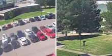 Omicidio Charlie Kirk, l’Fbi diffonde il filmato del sospetto che fugge saltando dal tetto del campus | VIDEO
