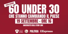 Oggi a Roma il premio 60 under 30
