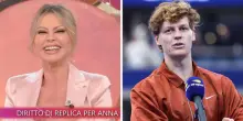 Anna Falchi punzecchia di nuovo Jannik Sinner: “Ho sbagliato, ma comunque io tifo Alcaraz”